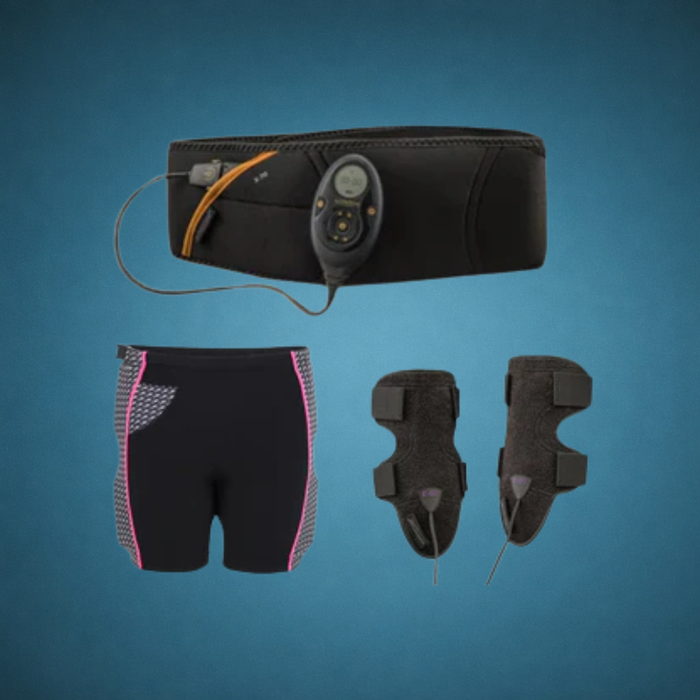 Ceinture Abs 7, short et brassards tonifiants pour femme